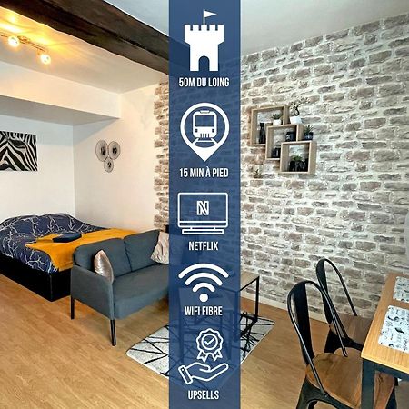 Cosy Studio - 50M Du Loing - Hyper-Centre 莫雷卢安河 外观 照片
